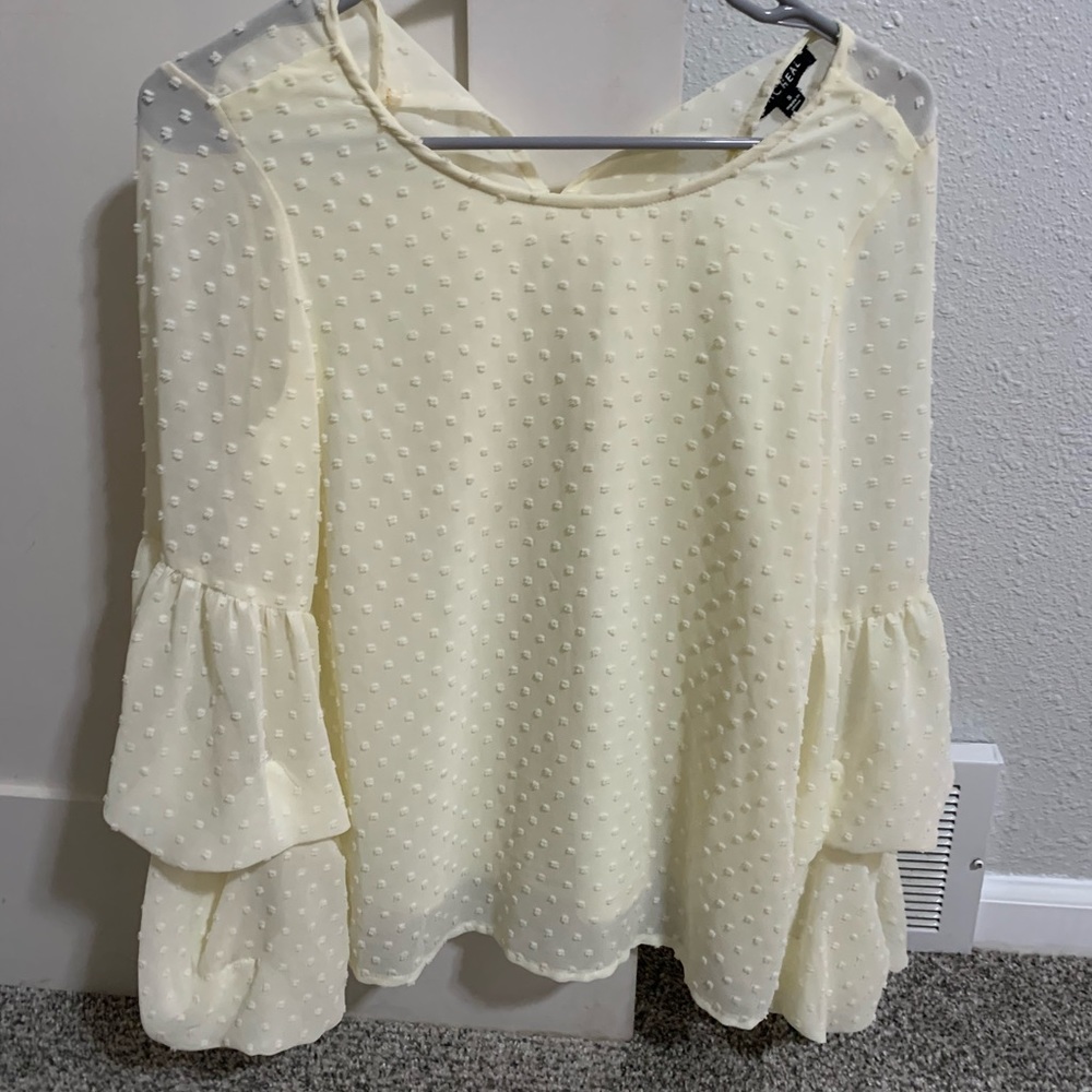 Cream Blouse